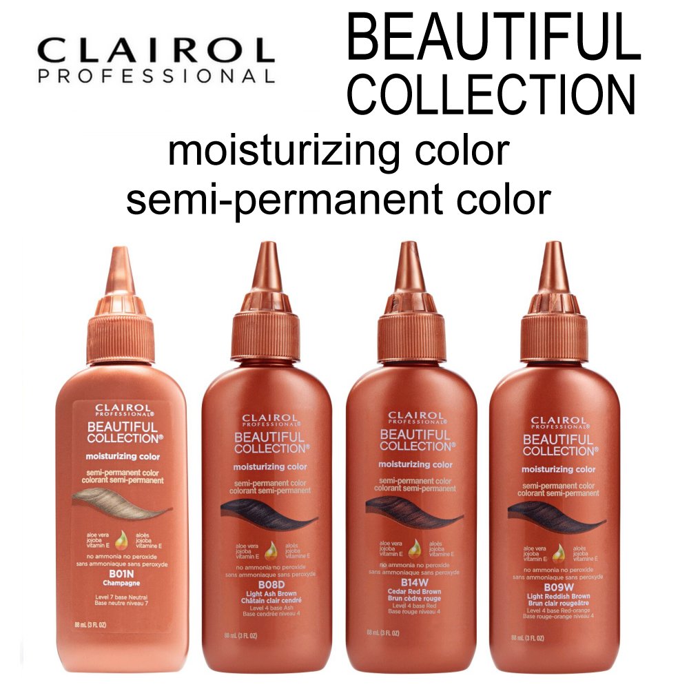 Clairol Beautiful Collection, SemiPermanent Hair Color, 3 oz EP