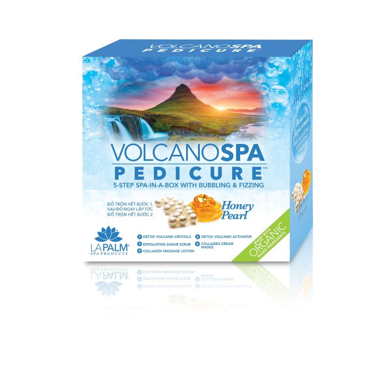 LA Palm Volcano Spa 5 Step Spa In a Box Pedicure – EP Beauty Supply