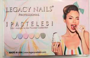 Legacy nails pasteles acrylic and dip powder collection