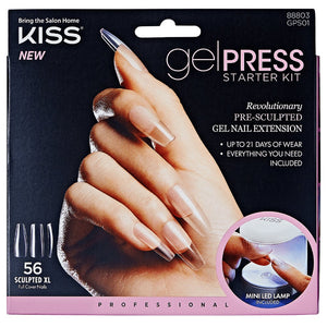 KISS "Salon Kit" - Gel Press Starter Kit includes mini LED Lamp