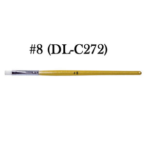 DL Professional Gel Nail Brushes (#4, #6, #8)