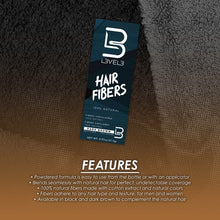 L3VEL3 - Hair Fibers (Black or Dark Brown)