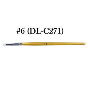 DL Professional Gel Nail Brushes (#4, #6, #8)