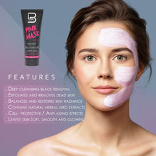 L3VEL3 - Mask, Pink Mask Peach Rose Peel-Off Face Mask