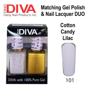 DND DIVA Duo Matching Gel Polish & Nail Lacquer (#101 - #199)