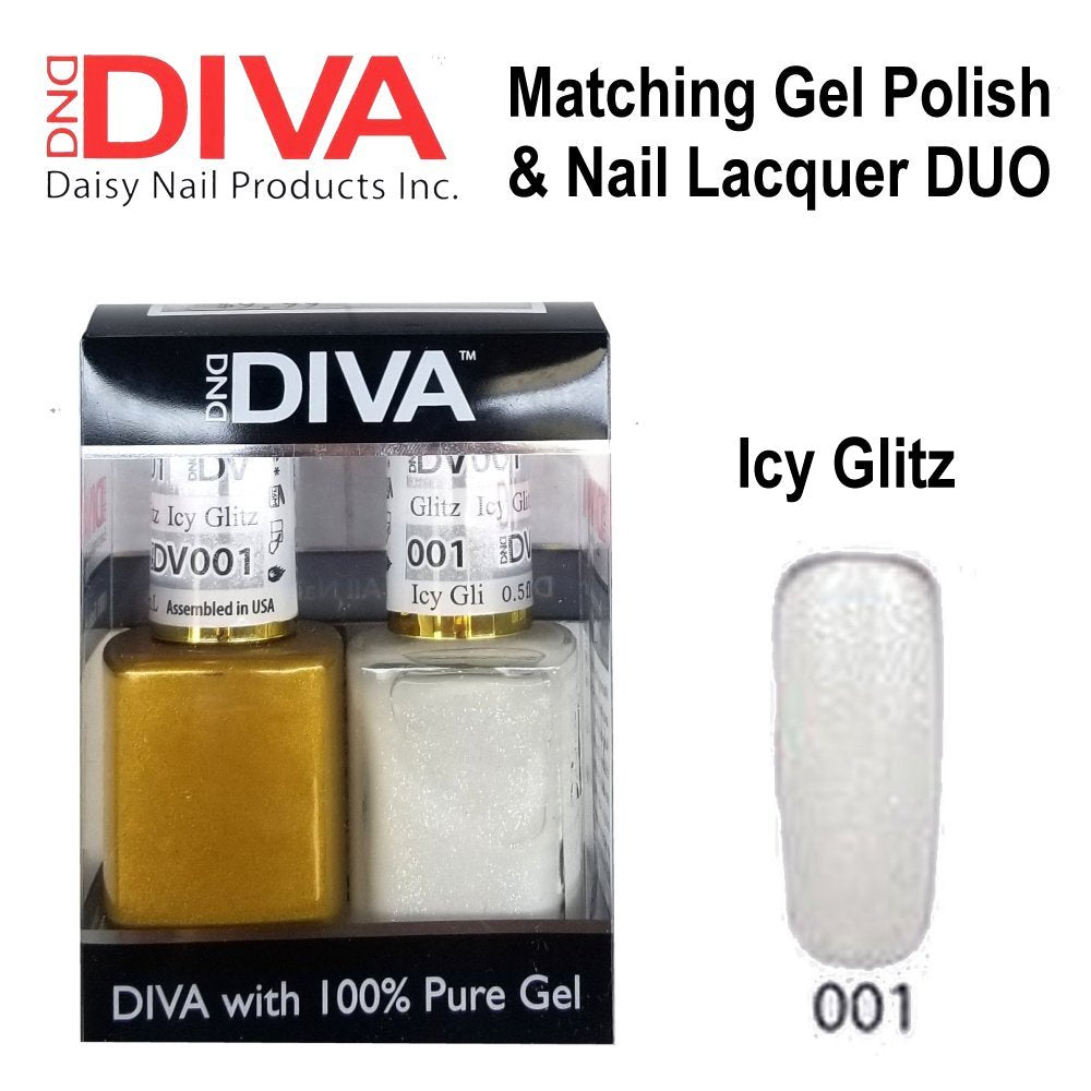 DND DIVA Duo Matching Gel Polish & Nail Lacquer (#001 - #099)