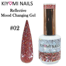 Kiyomi Nails Reflective Mood Changing Gel Polish, 0.5 oz (5 colors)