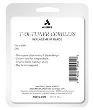 Andis Cordless T-Outliner Li Carbon Steel Replacement Blade (04535)