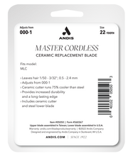 Andis Master Cordless LI Ceramic Replacement Blade (05050)