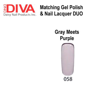 DND DIVA Duo Matching Gel Polish & Nail Lacquer (#001 - #099)