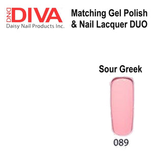 DND DIVA Duo Matching Gel Polish & Nail Lacquer (#001 - #099)