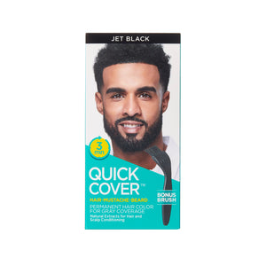 Kiss Quick Cover "Hair-Mustache-Beard" Permanent Hair Color for Gray Coverage