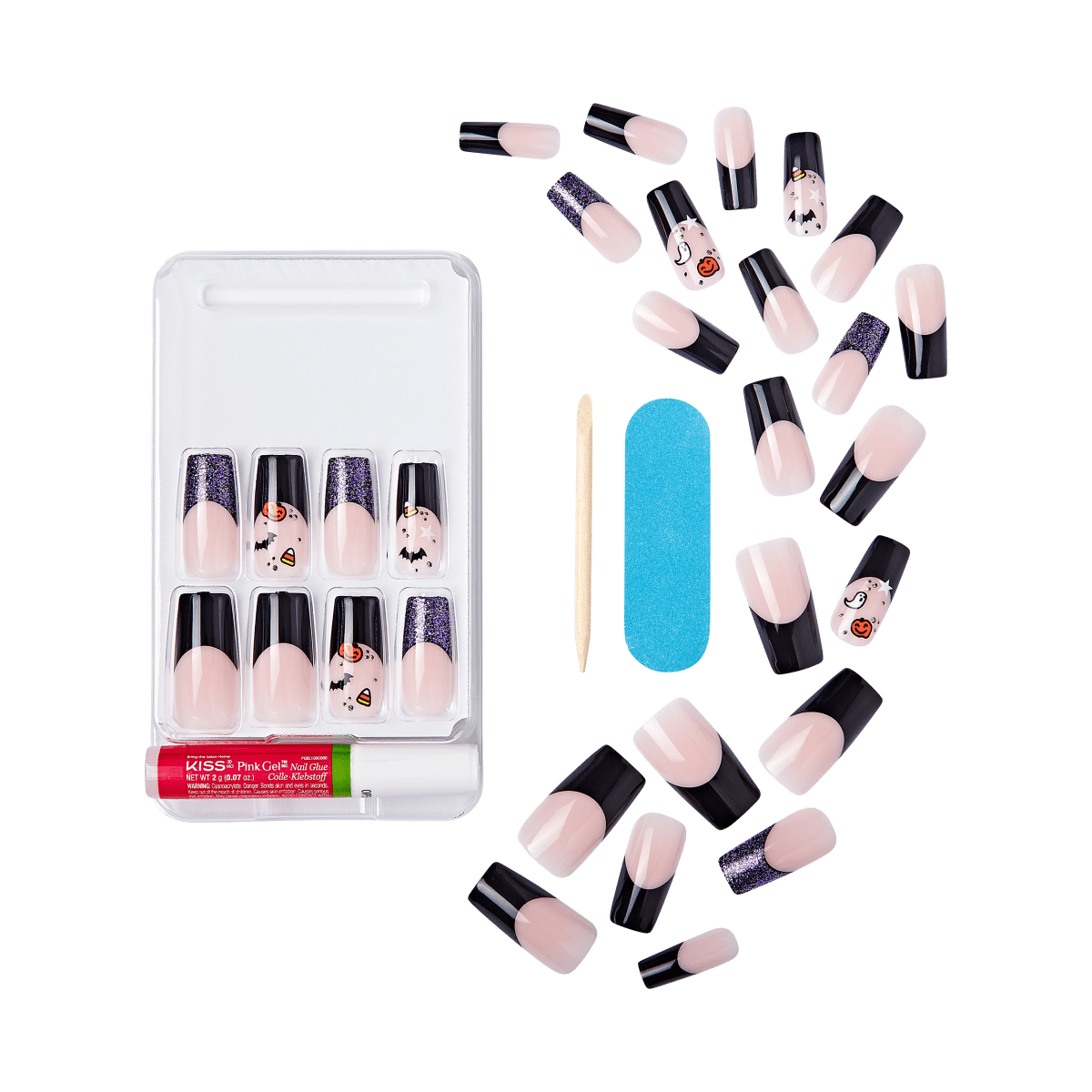 KISS Voguish Fantasy Sweet Creature candy corn Halloween nails