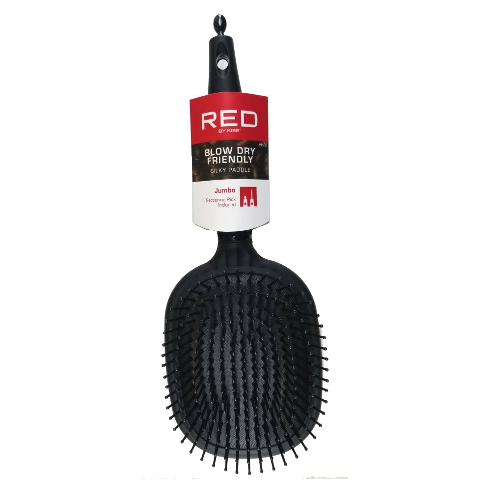 Red by Kiss Brush, Blow Dry Friendly Paddle Brushes