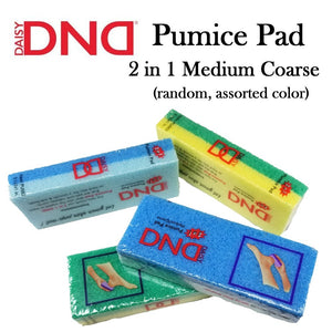 DND Pumice Pad 2 in 1 Medium Coarse, assorted random color (PU 003)