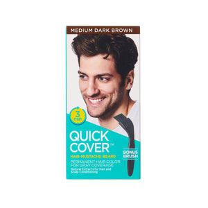 Kiss Quick Cover "Hair-Mustache-Beard" Permanent Hair Color for Gray Coverage