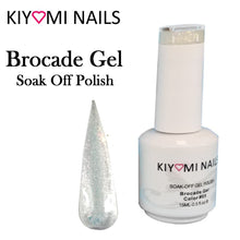 Kiyomi Nails Brocade Gel Soak Off Polish, 5 Colors