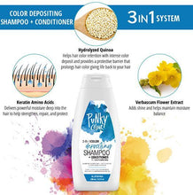 Punky Colour 3-in-1 Color Depositing Shampoo + Conditioner, Bluemania (67623)