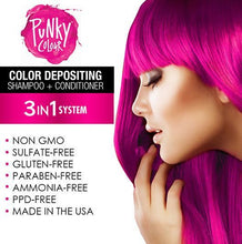Punky Colour 3-in-1 Color Depositing Shampoo + Conditioner, Pinktabulous (67624)