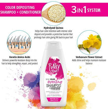 Punky Colour 3-in-1 Color Depositing Shampoo + Conditioner, Pinktabulous (67624)