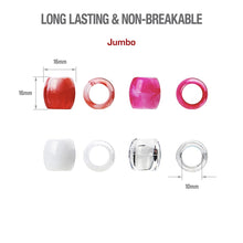 Red by Kiss Jumbo Hair Beads, 24 pieces (HA54)
