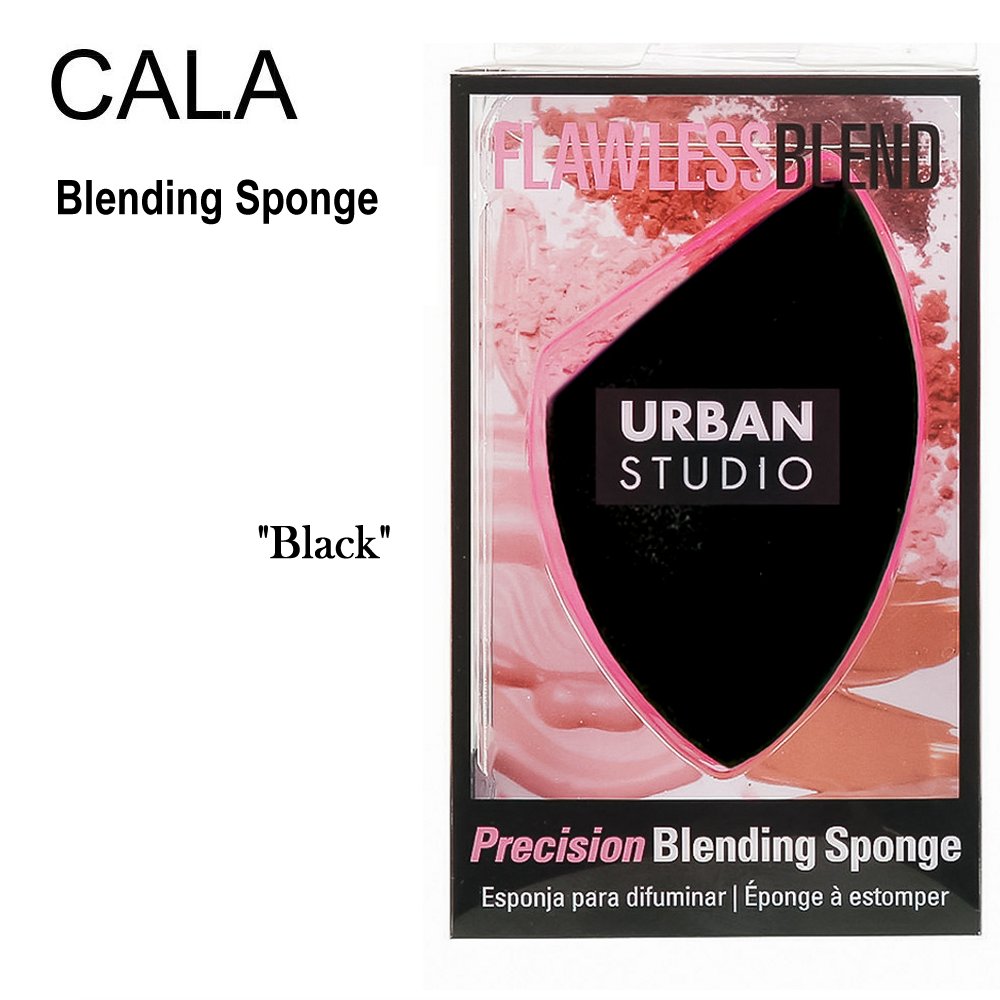 Cala Makeup Sponge, Black Slanted Blending Sponge (76296)