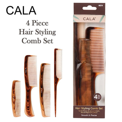 Cala Hair Styling Comb Set, 4 pieces (66219)