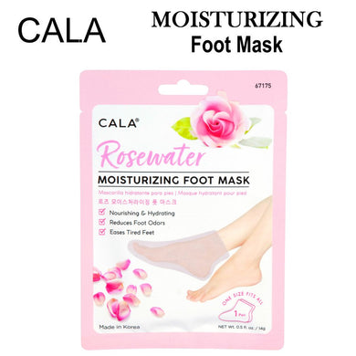 Cala Foot Mask, Moisturizing Rosewater (67175)