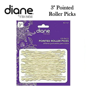 Diane 3" Pointed Roller Picks, 100 pack (D1107)