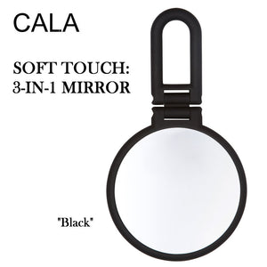 Cala Soft Touch 3-In-1 Mirror, Black (69421)