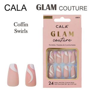 Cala Glam Couture Coffin "Swirls" (87871)