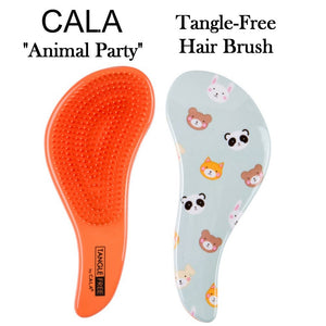 Cala Tangle Free Detangler Hair Brush - "Animal Party" (66725)