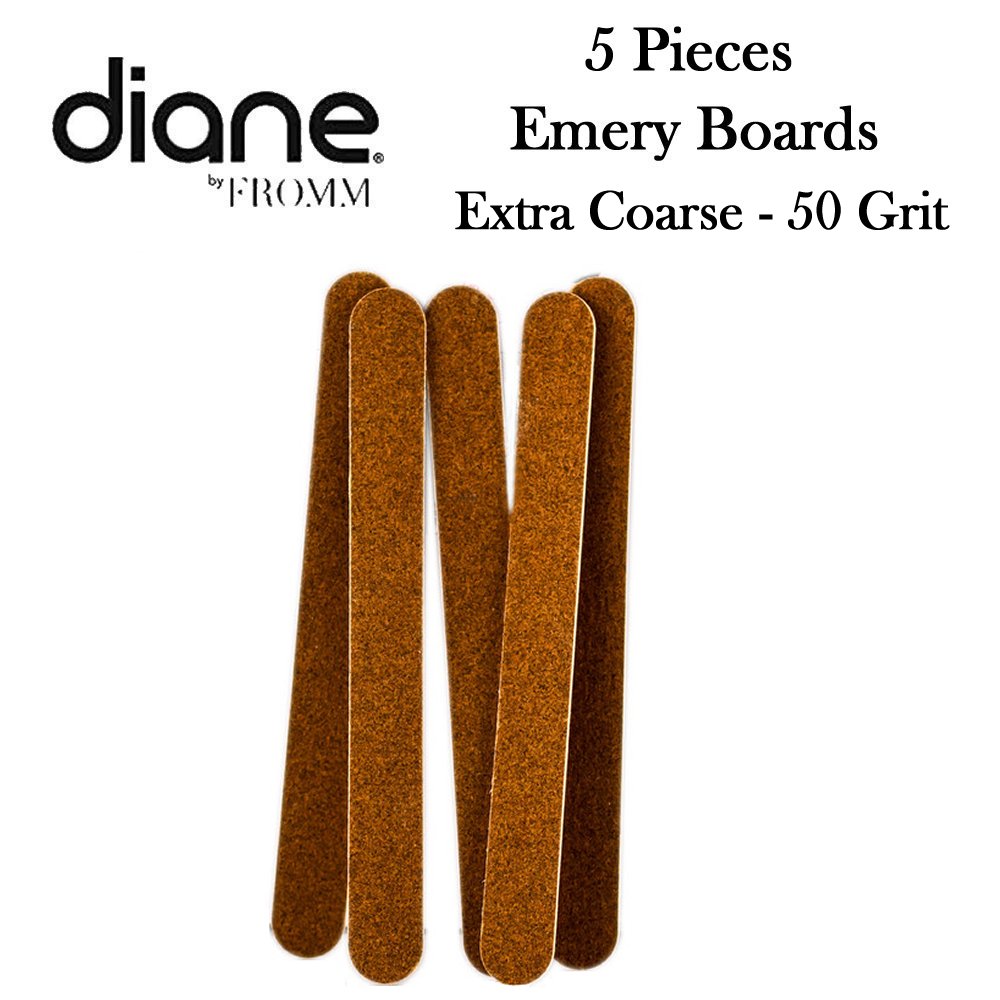 Diane 5-Piece Extra Coarse Emery Board Files, 80 Grit (D942)