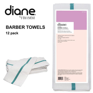 Diane Barber Towels, white, 12 pack (DET005)