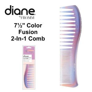 Diane 7½" Color Fusion 2-In-1 Comb (D160)