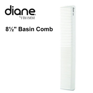 Diane 8½" Basin Comb, White (D6039)