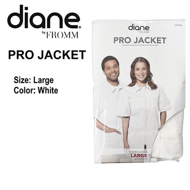 Diane Pro Jacket, Large White (DTA033)