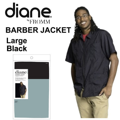 Diane Barber Jacket, men's Large black (D787)