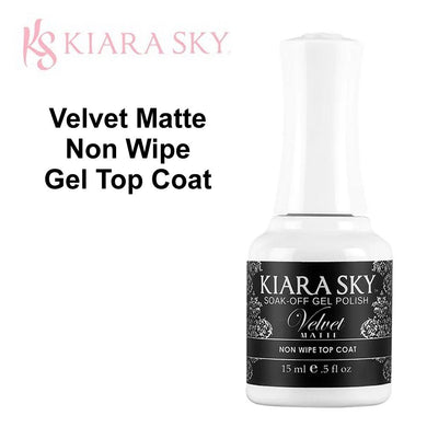 Kiara Sky Velvet Matte Non Wipe Top Coat