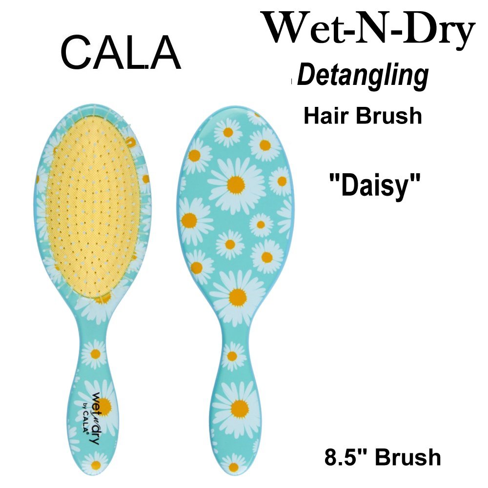 Cala Brush, Wet-N-Dry Detangling Hair Brush 8.5