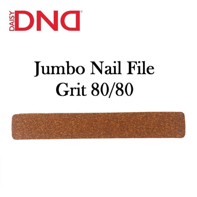 DND Acrylic Nail File Jumbo 80/80 Grit