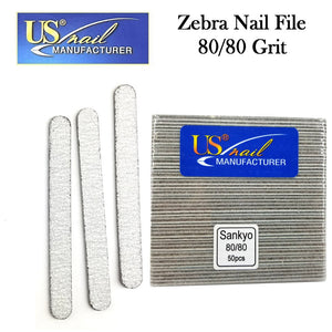US Nail 5" Zebra File 80/80