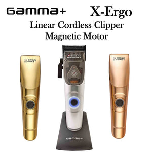 Gamma+ X-Ergo Linear Cordless Clipper with Turbocharge Magnetic Motor
