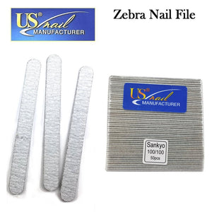 US Nail 5" Zebra File 100/100