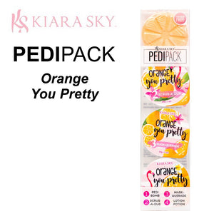 Kiara Sky Pedi Pack, Orange You Pretty