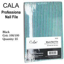 Cala Professional File - Black Nail File Grit: 100/100