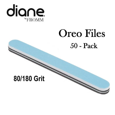 Diane Oreo Nail File 80/180 Grit, 50 Pack (D948)