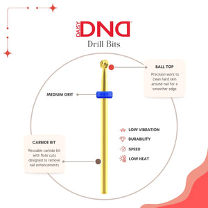 DND Drill Bit, Gold Ball Shape Drill Bit (Ball-Shape-Gold)