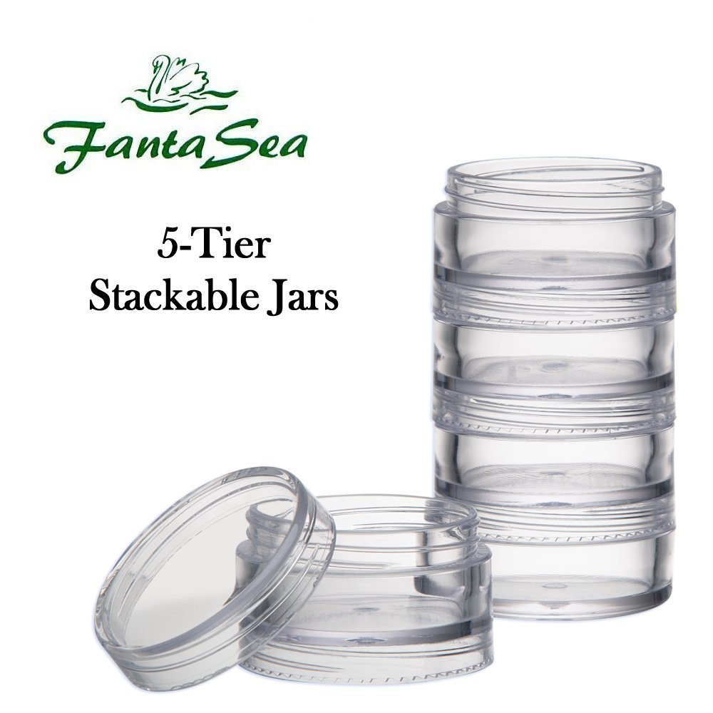 FantaSea 5-Tier Stackable Jars, 3 mL each, 5 pieces (FSC398)