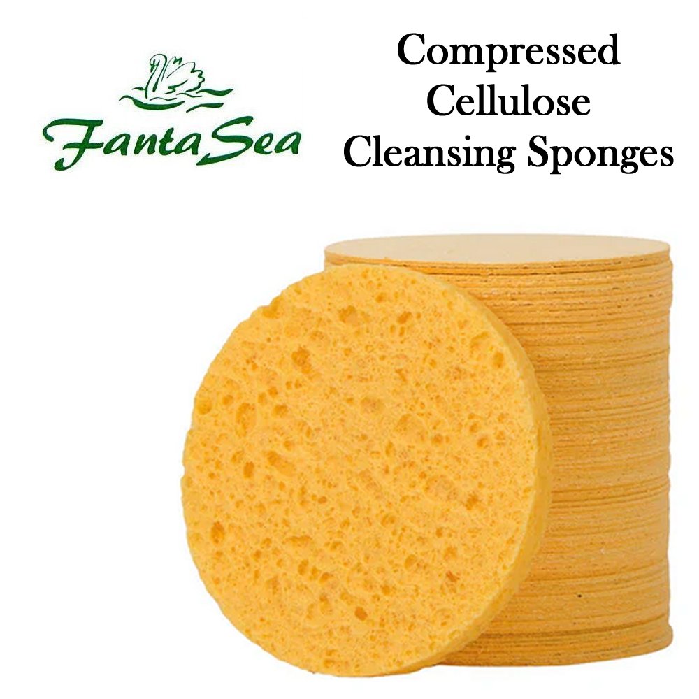 FantaSea Compressed Cellulose Cleansing Sponges, 75 pieces (FSC259)